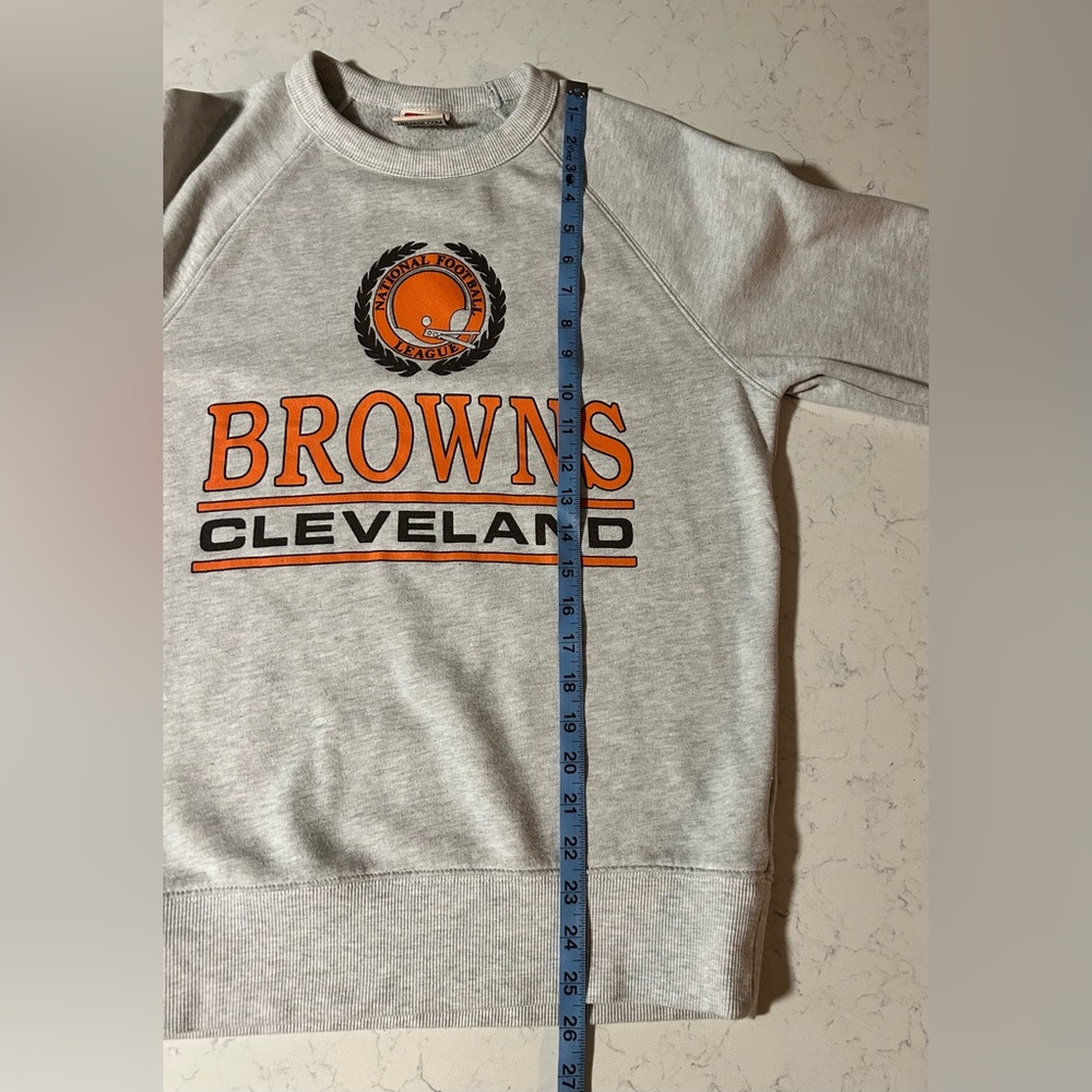 HOMAGE Cleveland Browns Crewneck Sweatshirt - Picture 7 of 8